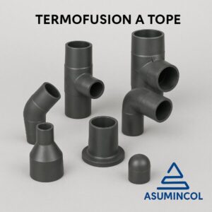 CODO 4X90 (110MM) PN16 PE100-POLIETILENO(PEAD) NEGRO