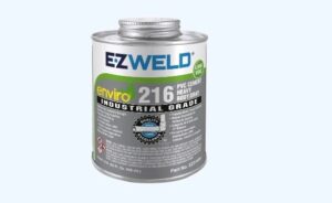 SOLVENT CEMENT HEAVY PVC 32oz EZ WELD GRAY 216
