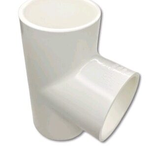 TEE 8 PVC40 SXSXS BLANCO